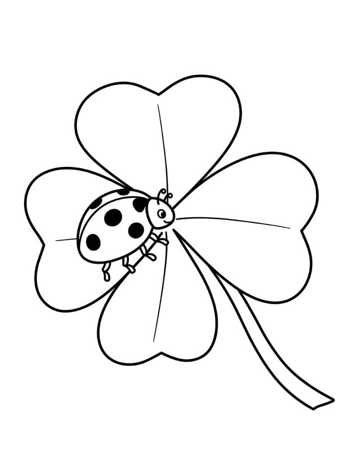 Trifoglio Base da colorare