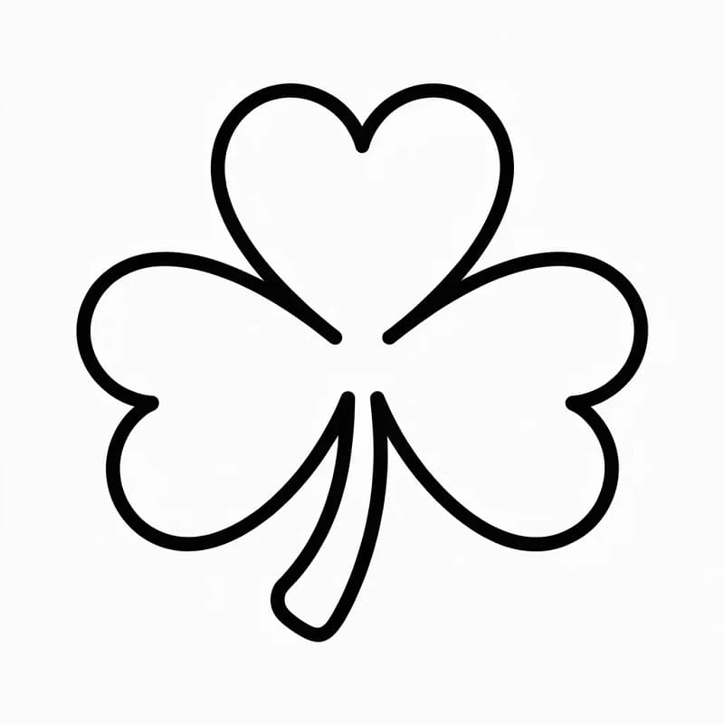 Trifoglio Grazioso da colorare