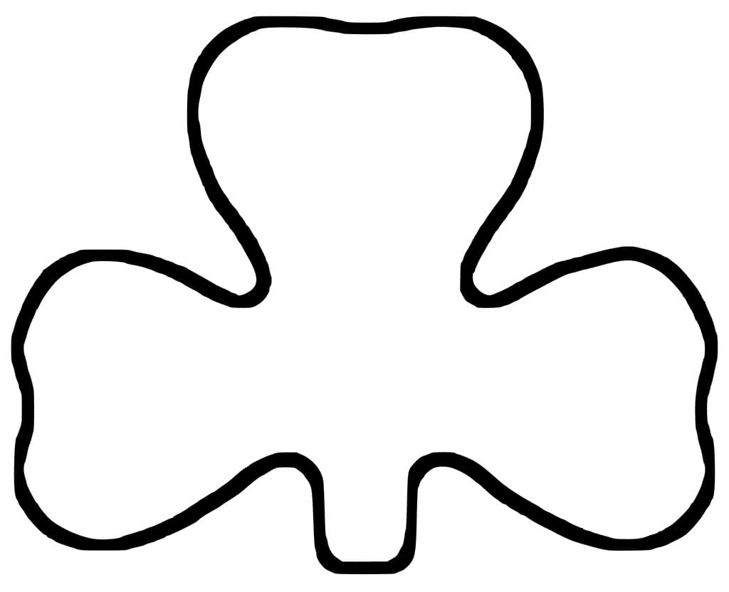 Trifoglio Immagine Gratis da colorare