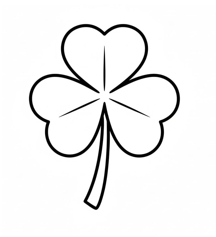 Trifoglio Perfetto da colorare