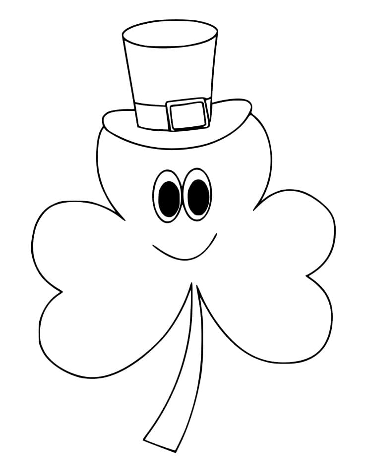 Trifoglio per Bimbi di 6 Anni da colorare