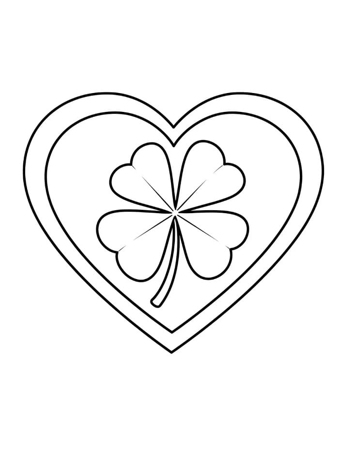 Trifoglio per Bimbi da colorare