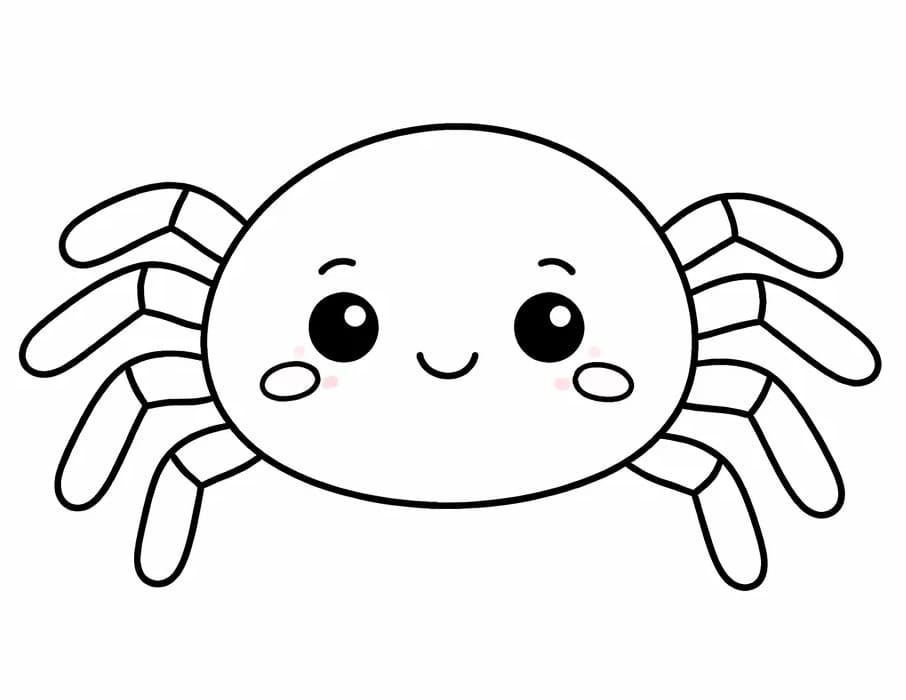 Un Ragno da colorare