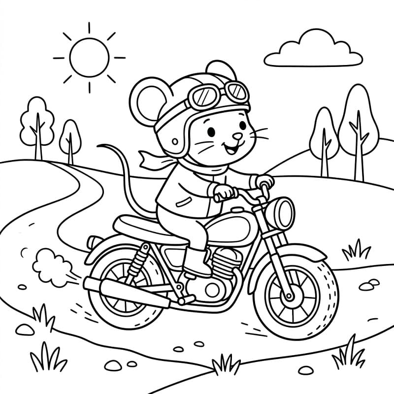 Un Topo Dolcissimo da colorare