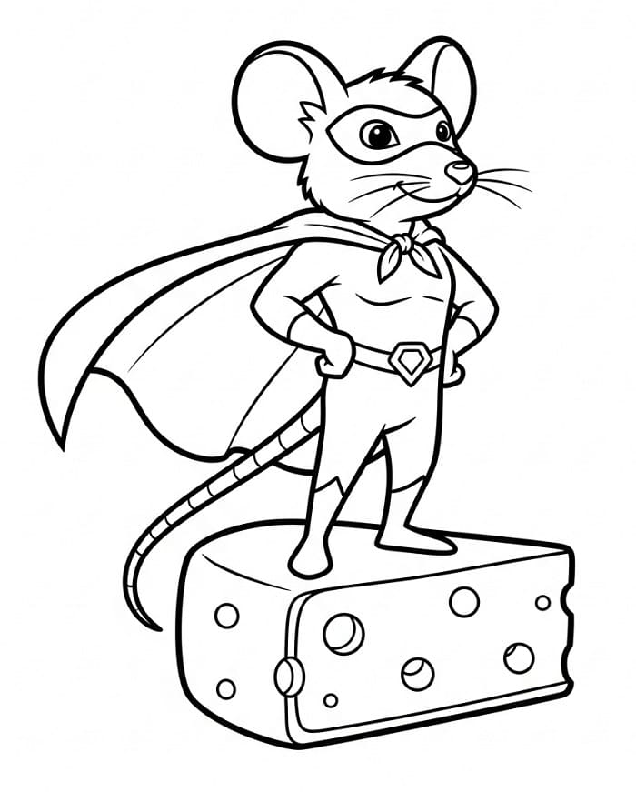 Un Topolino da colorare