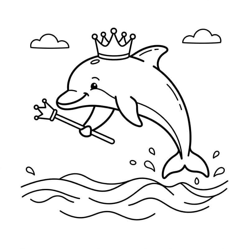 Una Corona da colorare