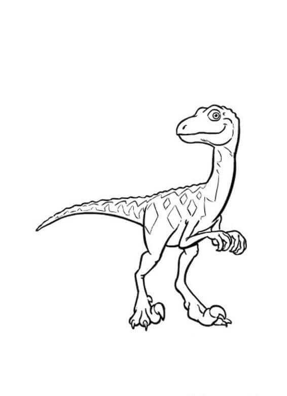 Velociraptor (1) da colorare