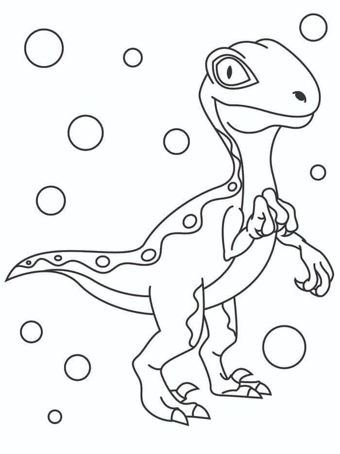 Velociraptor Stampabile da colorare