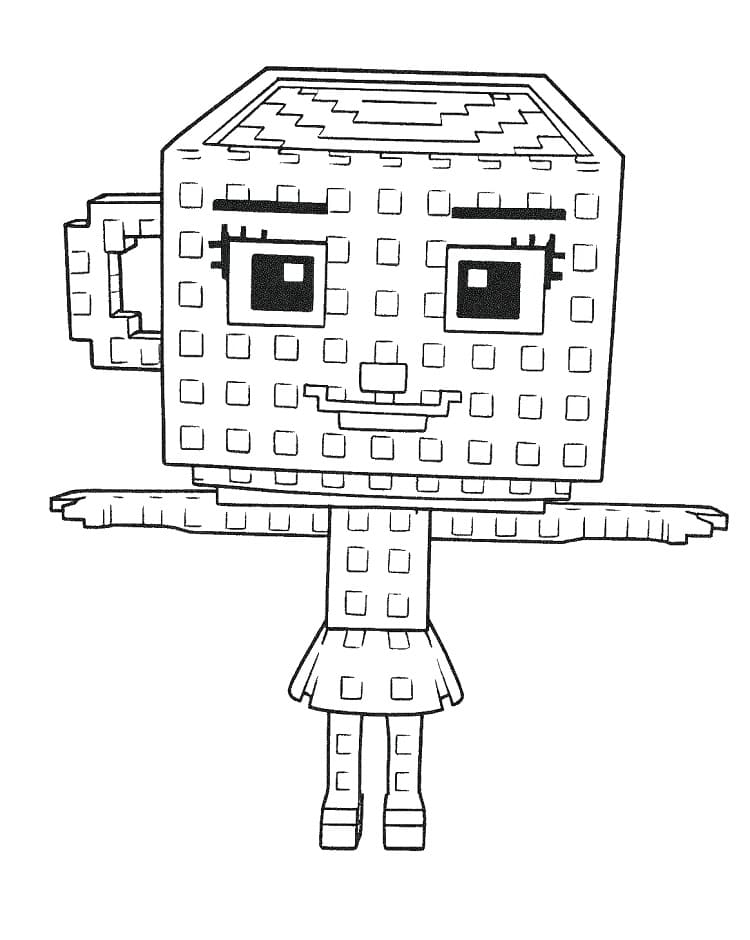 Ballerina Steal a Brainrot da colorare