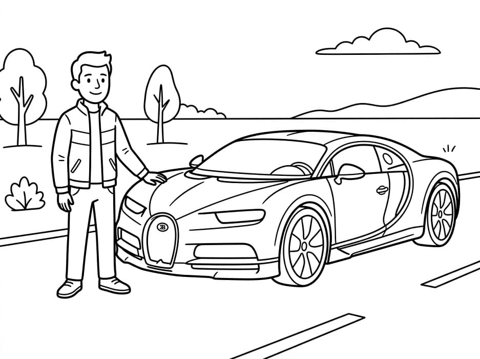 Bugatti Gratuito da colorare