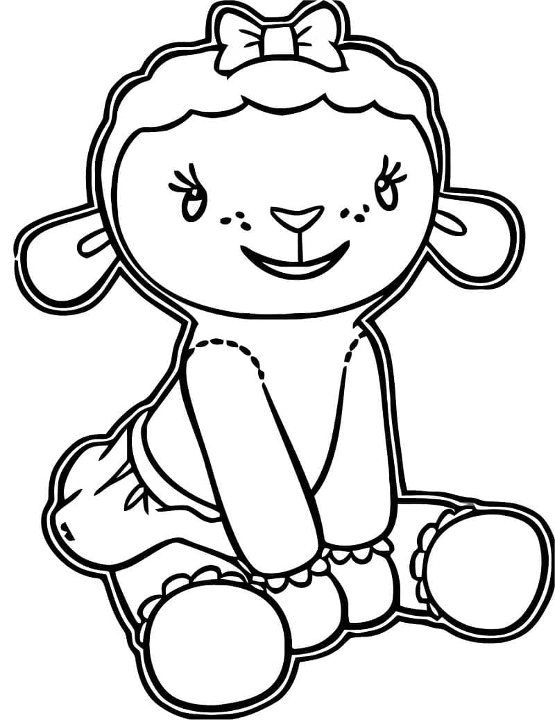 Dottoressa Peluche Cartone da colorare
