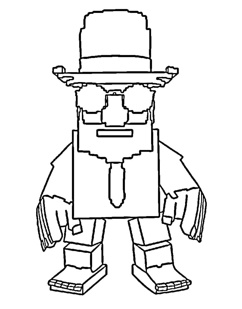 Extinct Matteo Steal a Brainrot da colorare