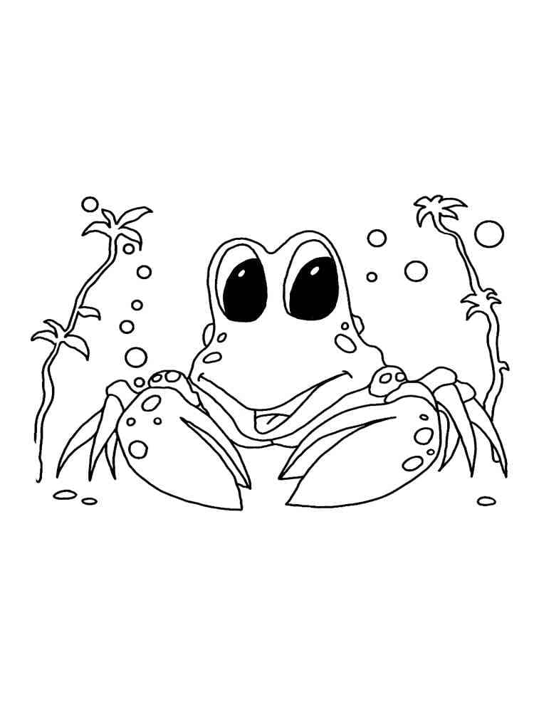 Granchio Gratis per Bambini da colorare