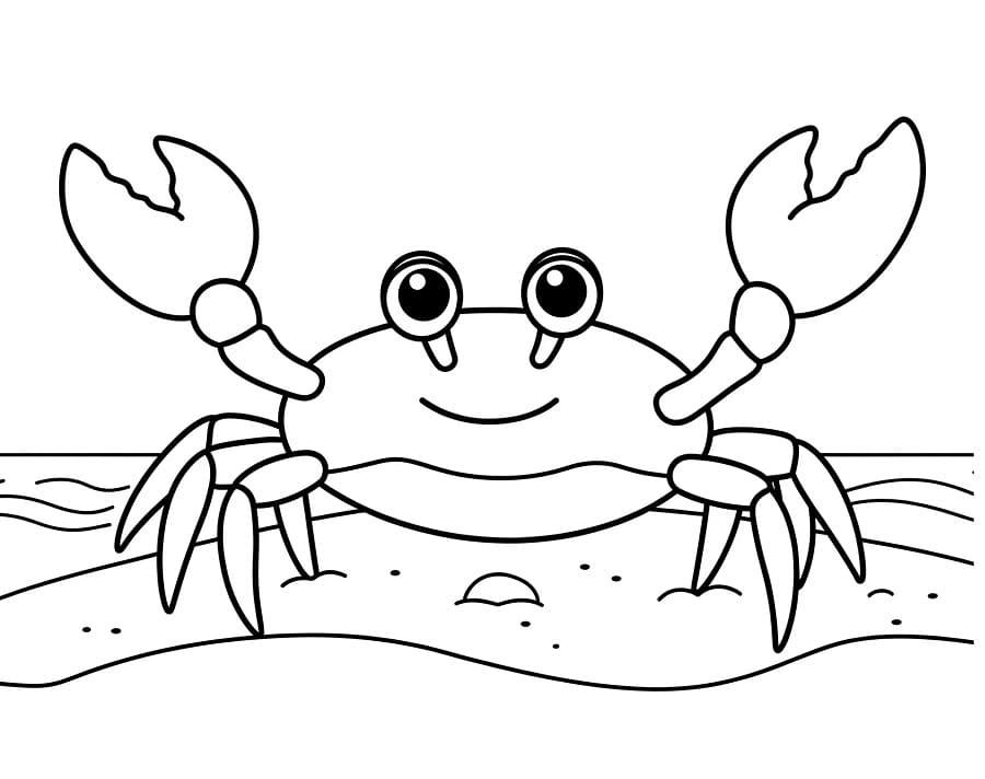 Granchio da Stampare da colorare