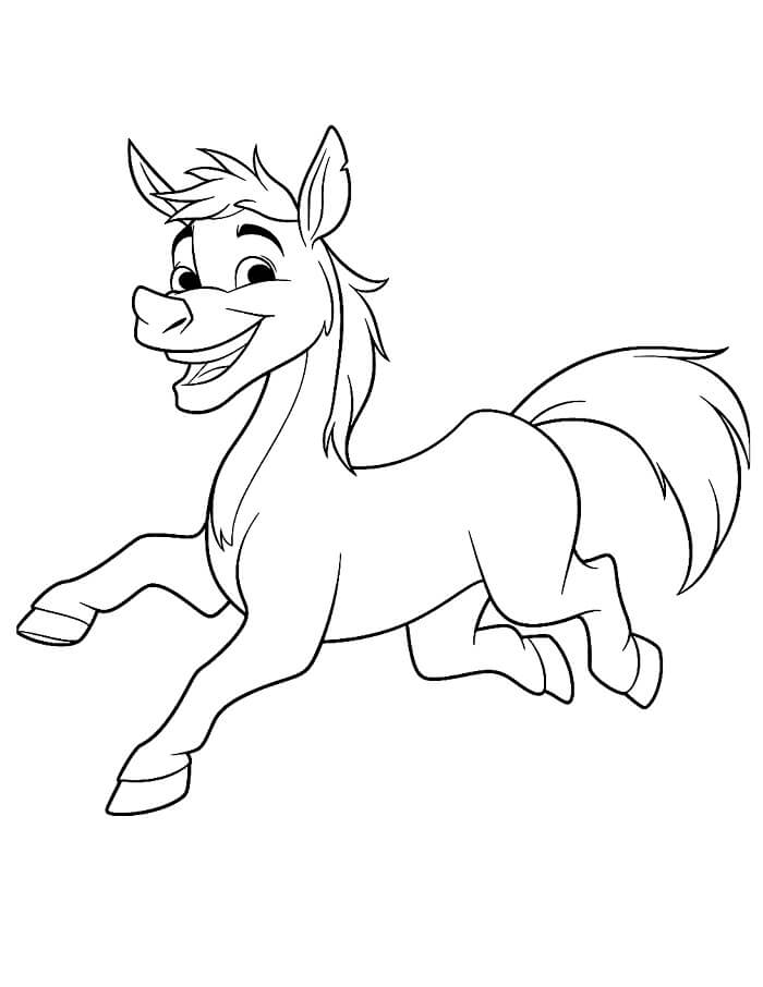 Gratis Asino per Bimbi da colorare