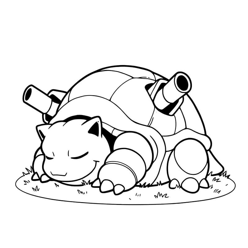 Gratis Blastoise per Bimbi da colorare