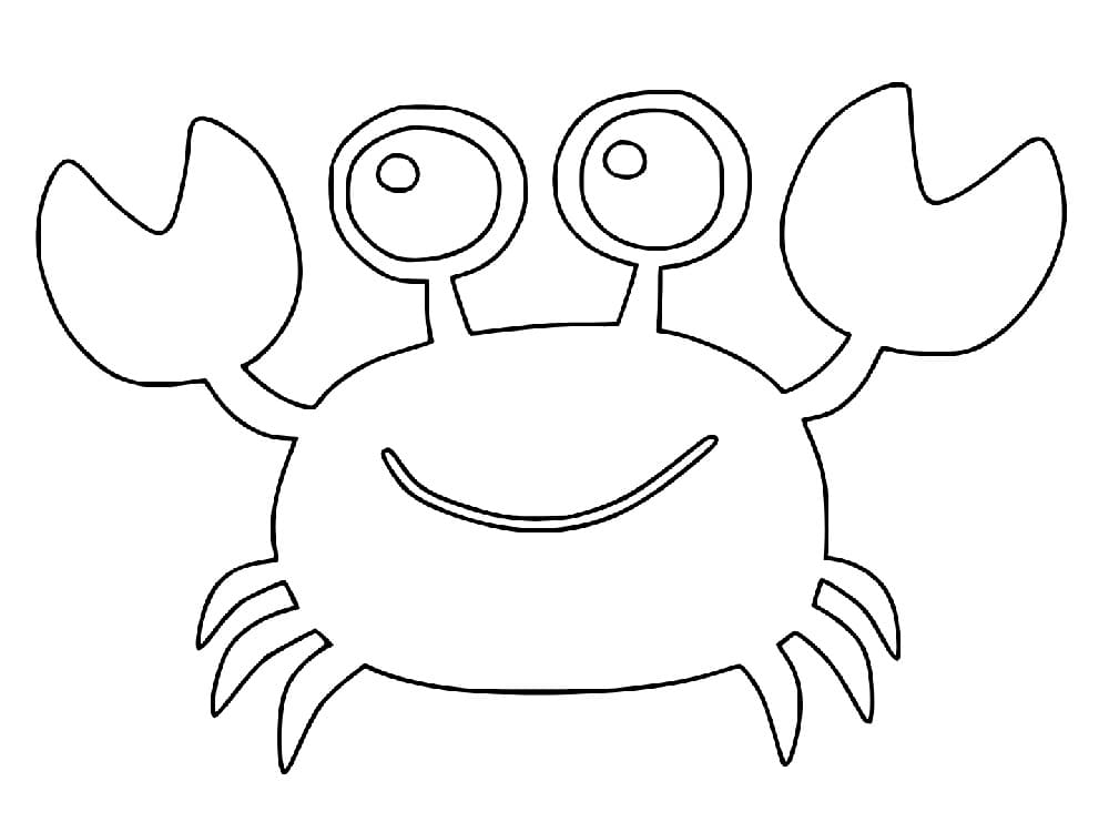 Gratis Granchio per Bimbi da colorare