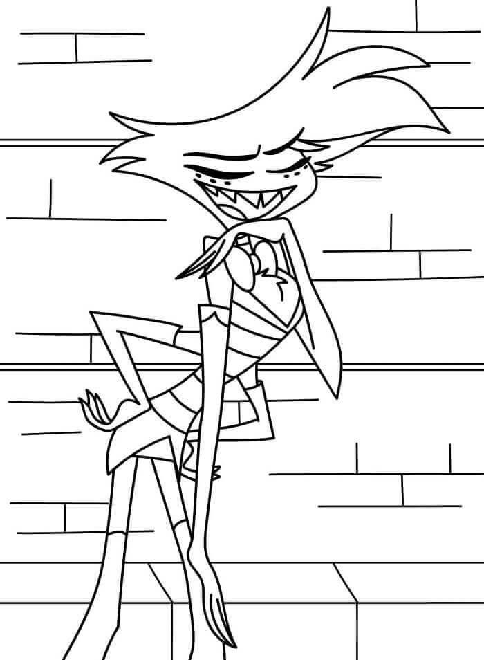 Gratis Hazbin Hotel per Bimbi da colorare