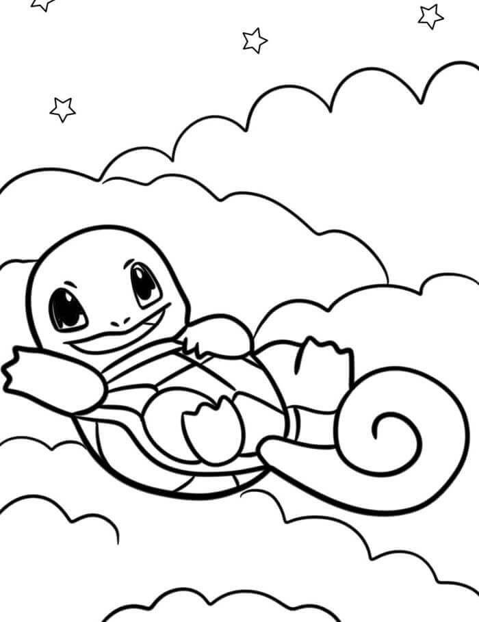 Gratis Squirtle per Bimbi da colorare