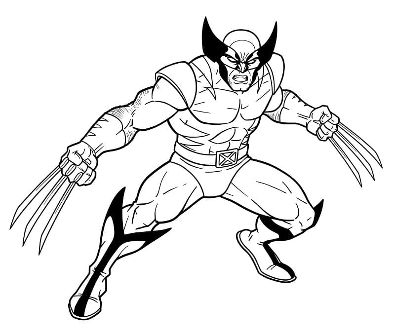 Gratis Wolverine Stampabile da colorare