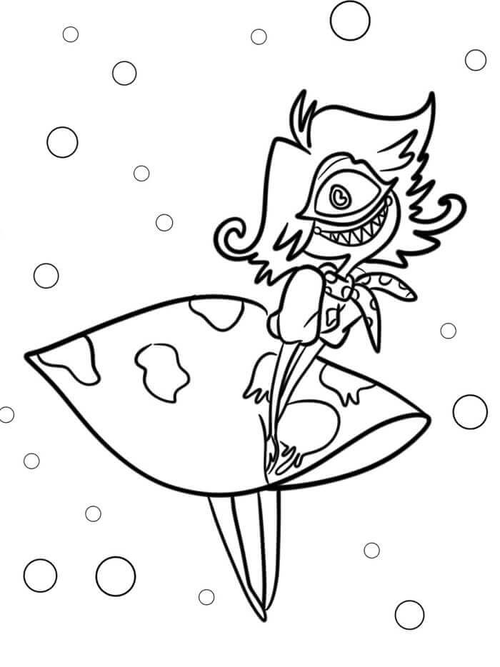 Hazbin Hotel 1 da colorare