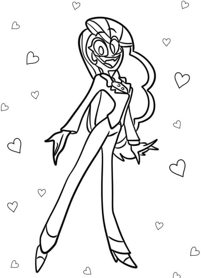 Hazbin Hotel 3 da colorare