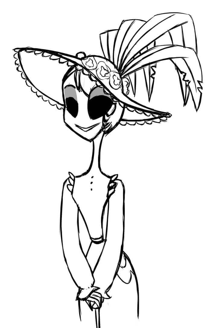 Hazbin Hotel Cartone da colorare