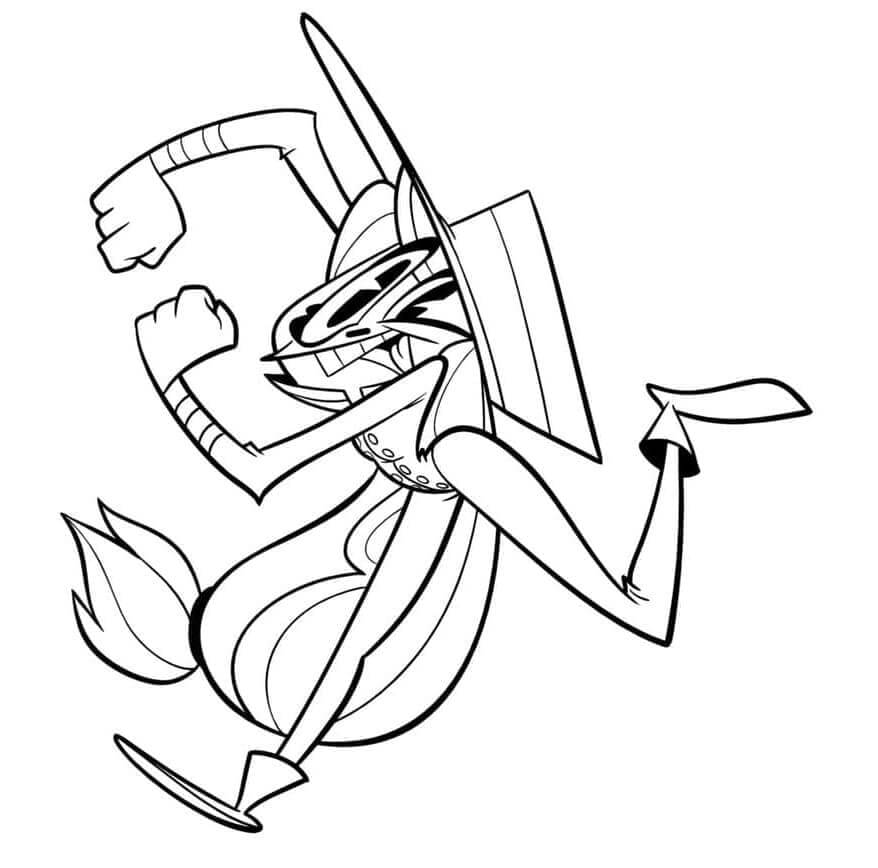 Hazbin Hotel Figo da colorare