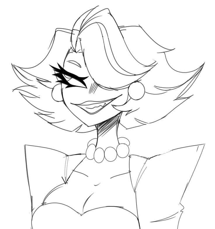 Hazbin Hotel Grazioso da colorare