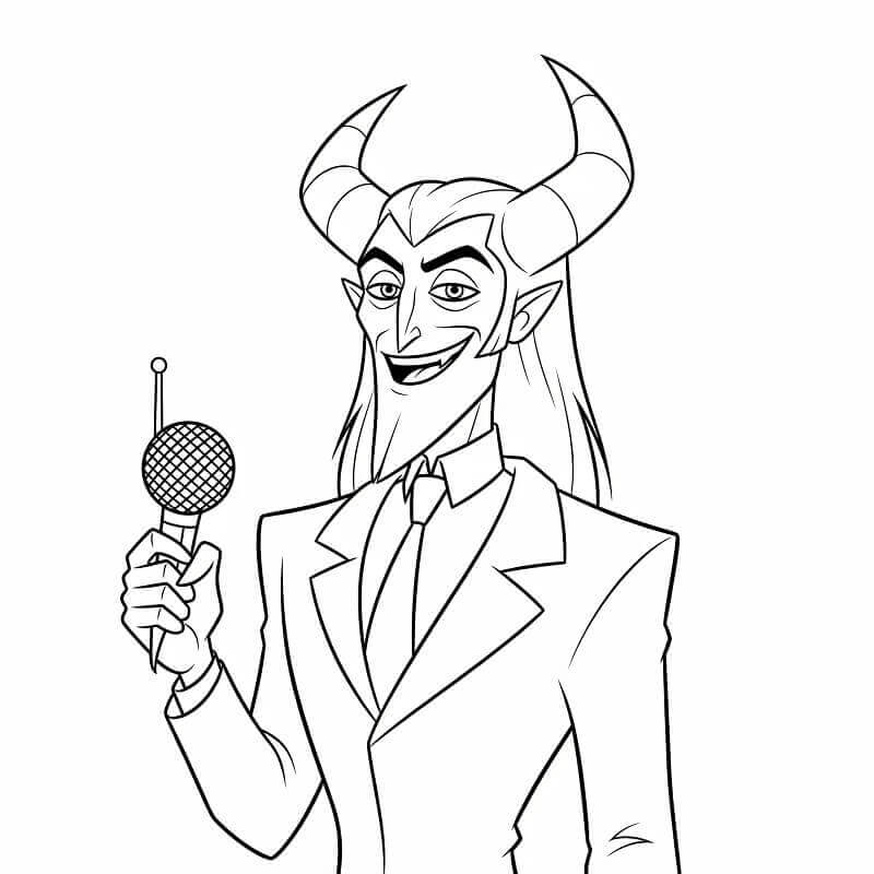 Hazbin Hotel Immagine Gratis da colorare