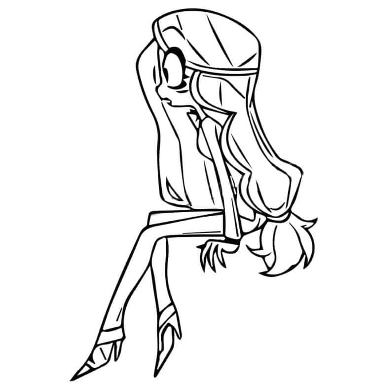 Hazbin Hotel Stampabile Gratis da colorare