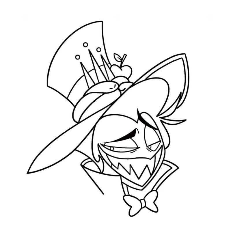 Hazbin Hotel per Bimbi di 1 Anno da colorare