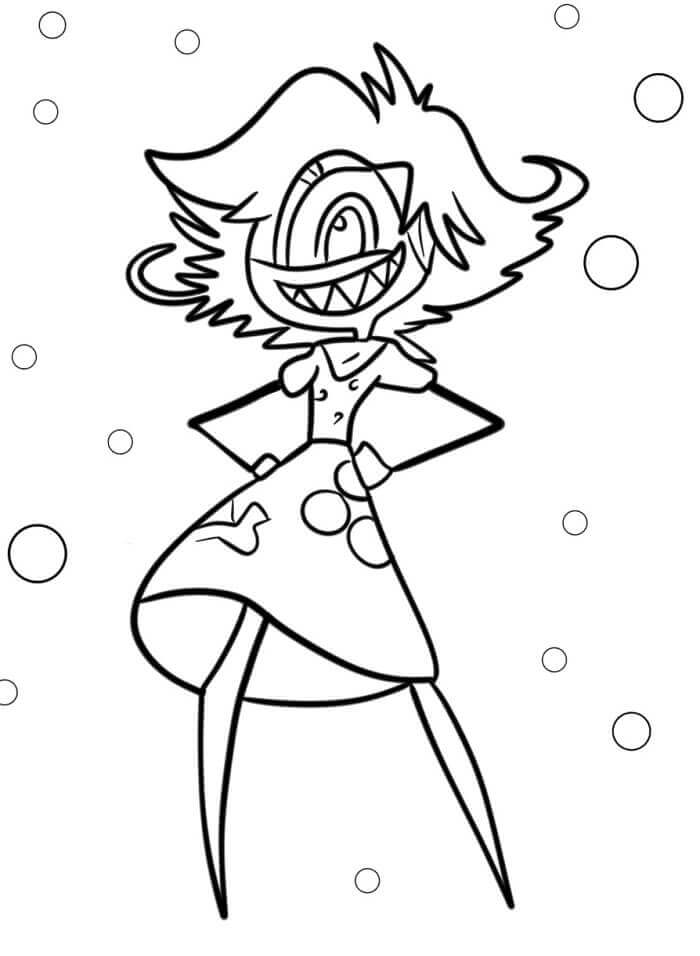 Hazbin Hotel da colorare