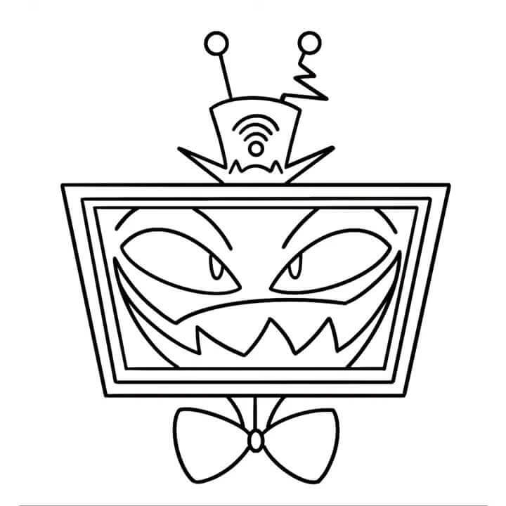 Hazbin Hotel per Bimbi da colorare