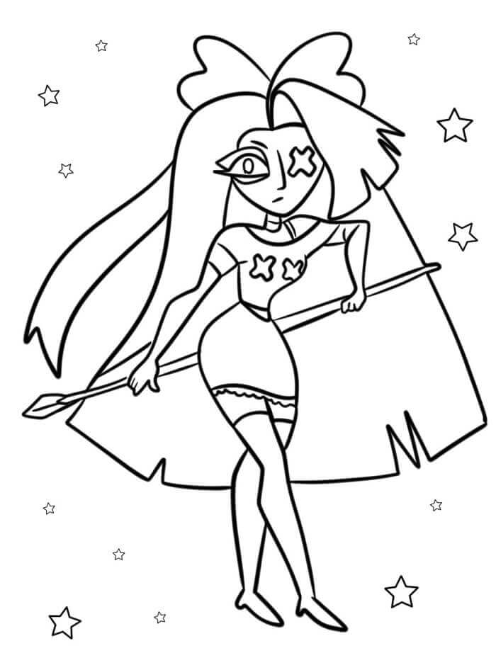 Immagine Hazbin Hotel da colorare