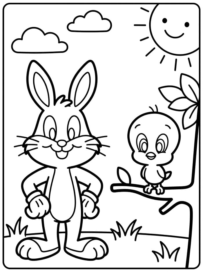 Looney Tunes Carino da colorare