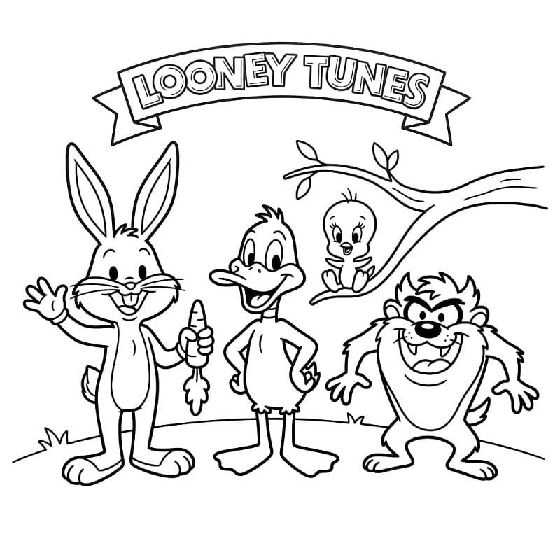 Looney Tunes Cartone da colorare