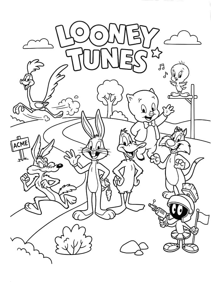 Looney Tunes Gratuito da colorare