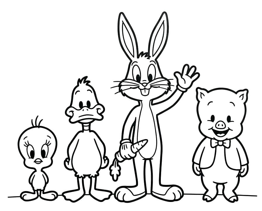 Looney Tunes Grazioso da colorare