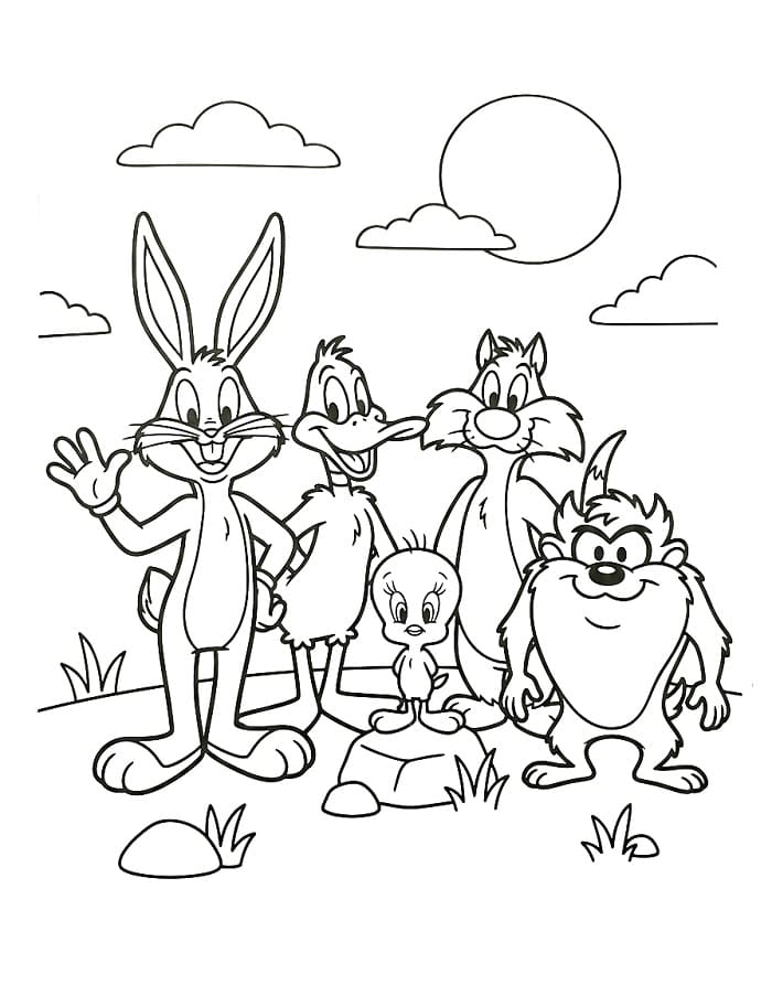 Looney Tunes Straordinario da colorare