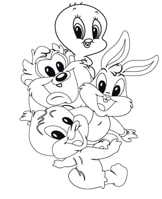 Looney Tunes per Bimbi da colorare