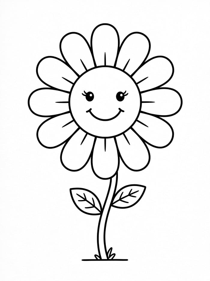 Margherita Tenerissima da colorare