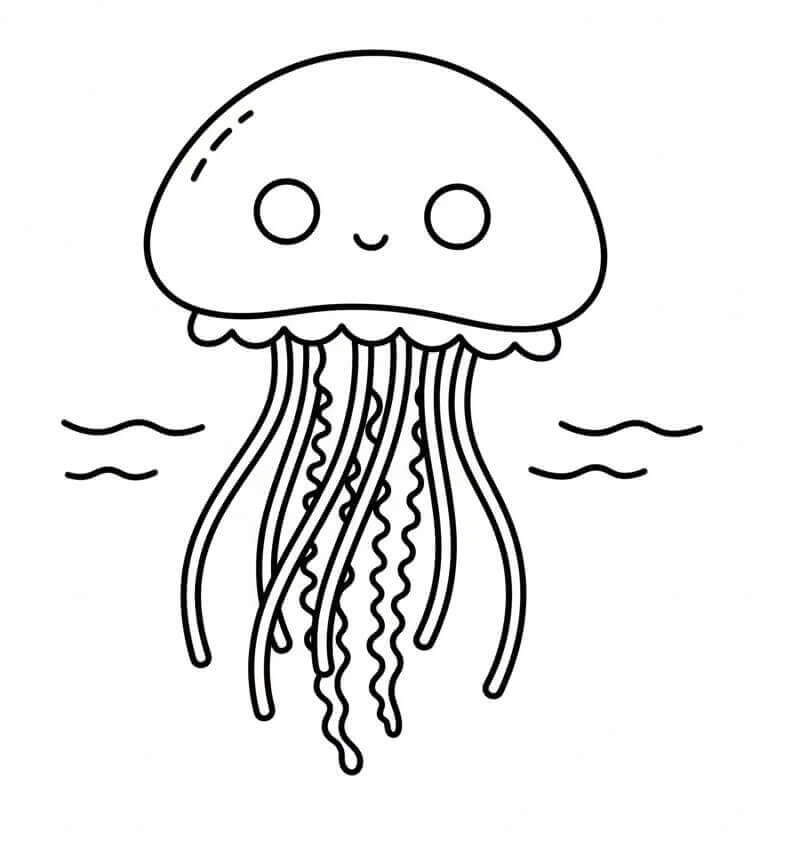 Medusa Adorabile da colorare