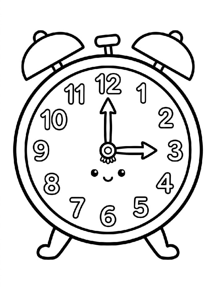 Orologio Figo da colorare