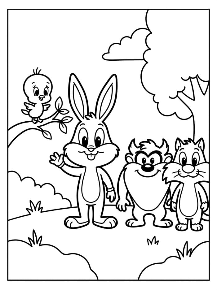 Personaggi Looney Tunes da colorare