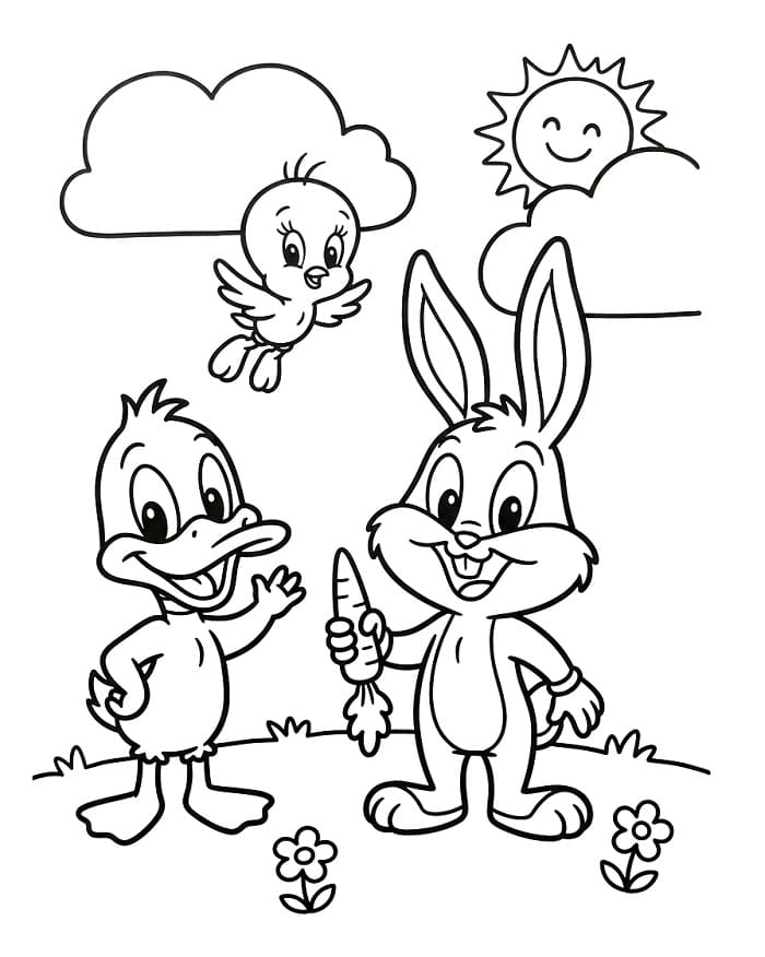Personaggi di Looney Tunes da colorare