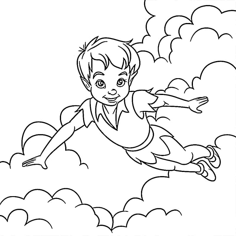 Peter Pan Disney da colorare