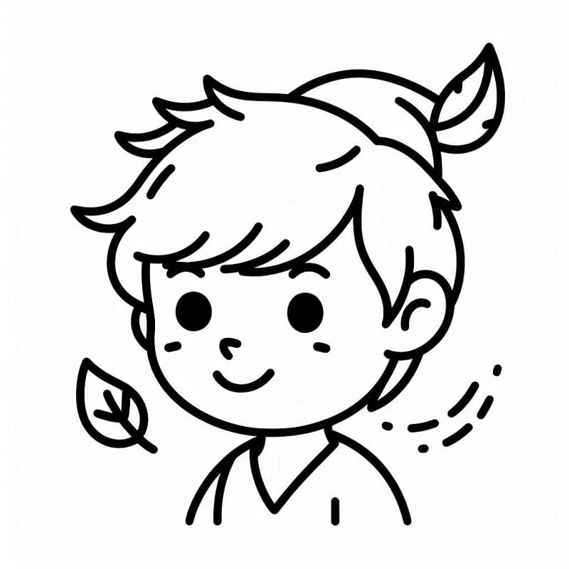 Peter Pan stampabile gratis da colorare