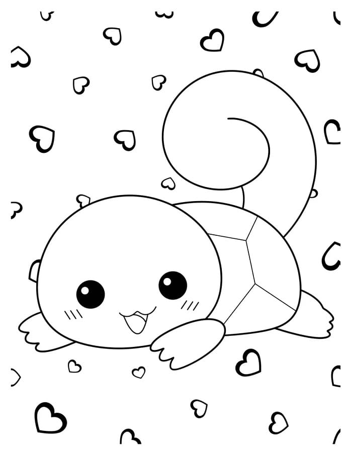 Squirtle Regalo da colorare