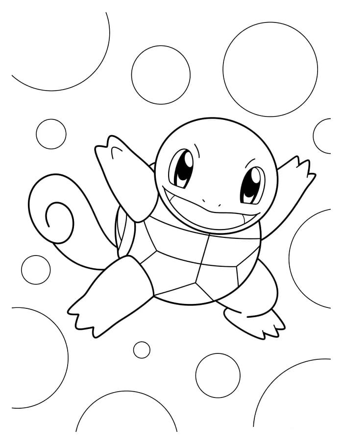 Squirtle da Stampare da colorare